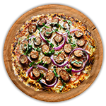 Smoked Sausage & Beans Pizza 